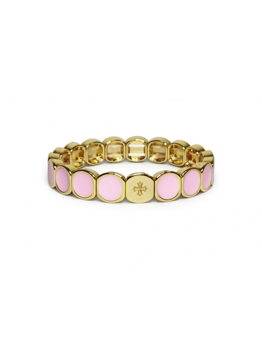 Bracelet Dame  Métal émaillé ROSE DRAGEE  LAUREN STEVEN