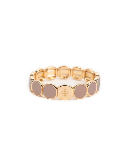 Bracelet  dame Métal émaillé Bold Taupe
