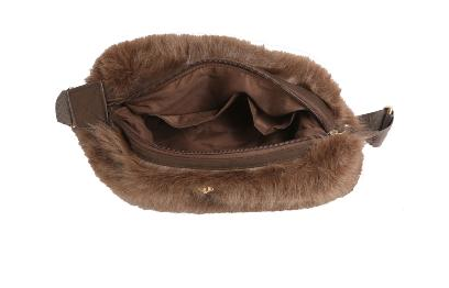 Sac porté de travers Effet fourrure TENDANCE - PELLETTI LE VOYAGE EN PANIER