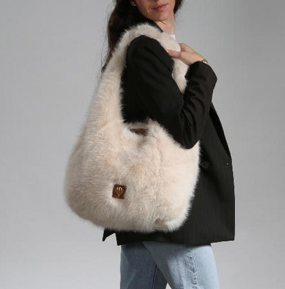 Grand SAC effet fourrure TENDANCE - PELLI LE VOYAGE EN PANIER