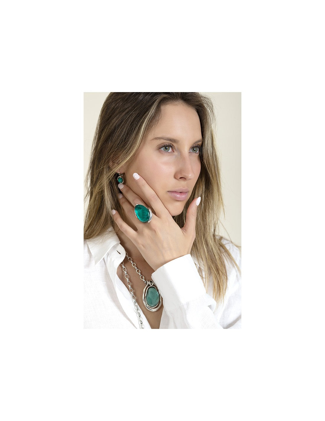 BAGUE  Femme RITA TURQUOISE  CICLON