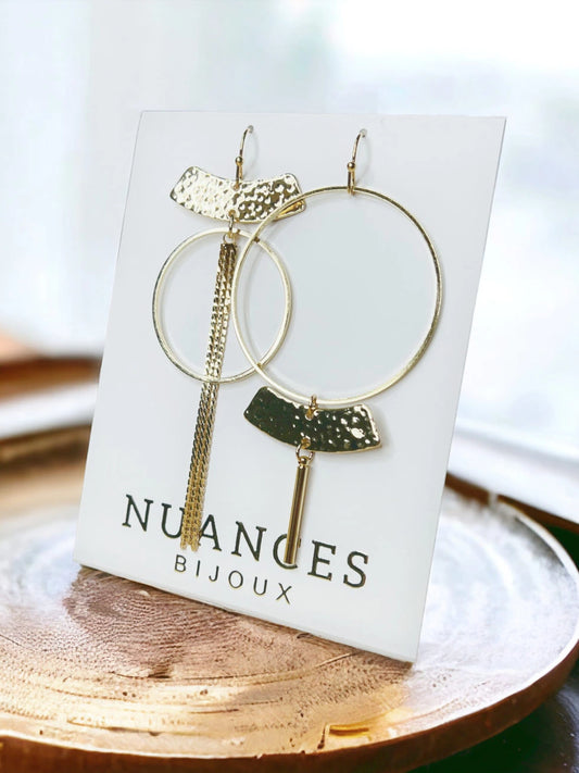 BOUCLES D'OREILLES Dame Talia  NUANCES