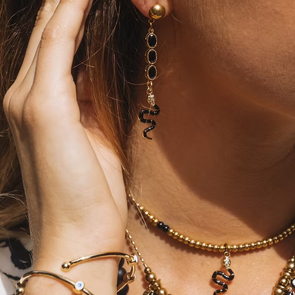 Boucles d'oreilles Femme Nomade - Serpent MADAMIRMA
