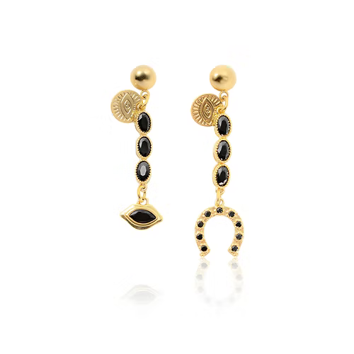 Boucles d'oreilles Femme Nomade - Fer  MADAMIRMA