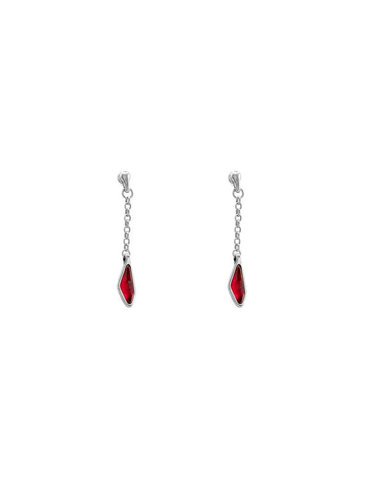 BOUCLES D'OREILLES  Dame  LAGUNA NEGRA ROSA CICLON