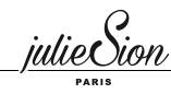 BOUCLES D'OREILLES Femme OXFORD COURTES  BANC NOIR  JULIE SION