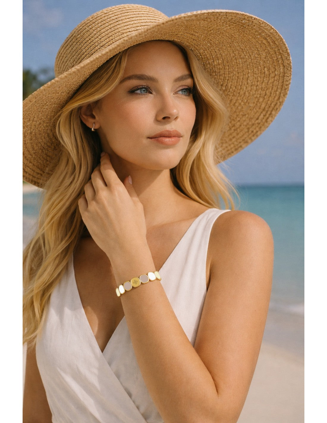 Bracelet  dame Métal émaillé Bold multi Lauren steven