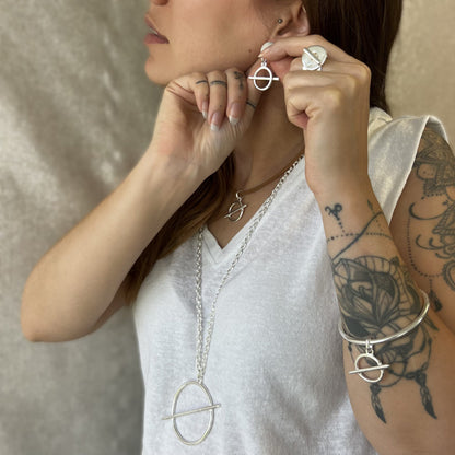 Collier sautoir N°474 - SAUTOIR ROND-BARRE XL  SECRET DE CUIR