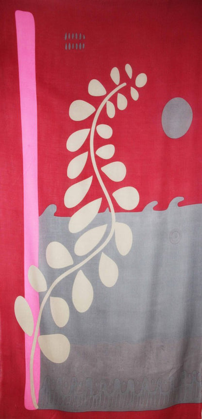 ECHARPE laine Mixte XL Primavera Rouge Red