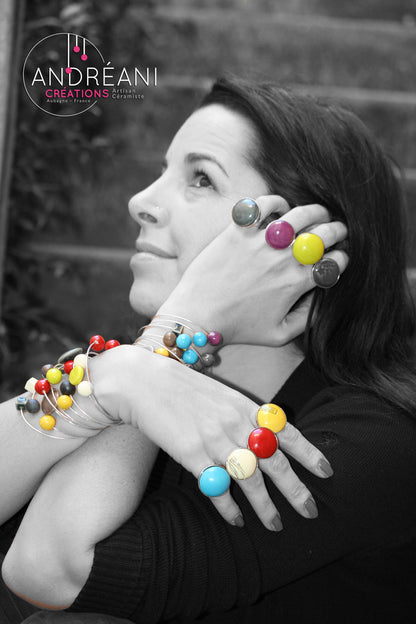 BAGUE Femme BULLE Andréani Créations