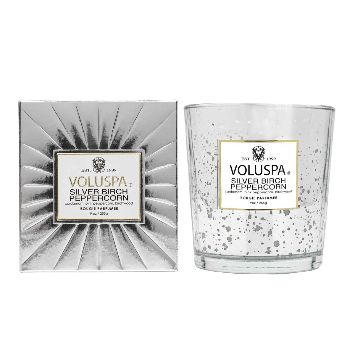 SILVER BIRCH PEPPERCORN BOUGIE FORMAT CLASSIQUE
