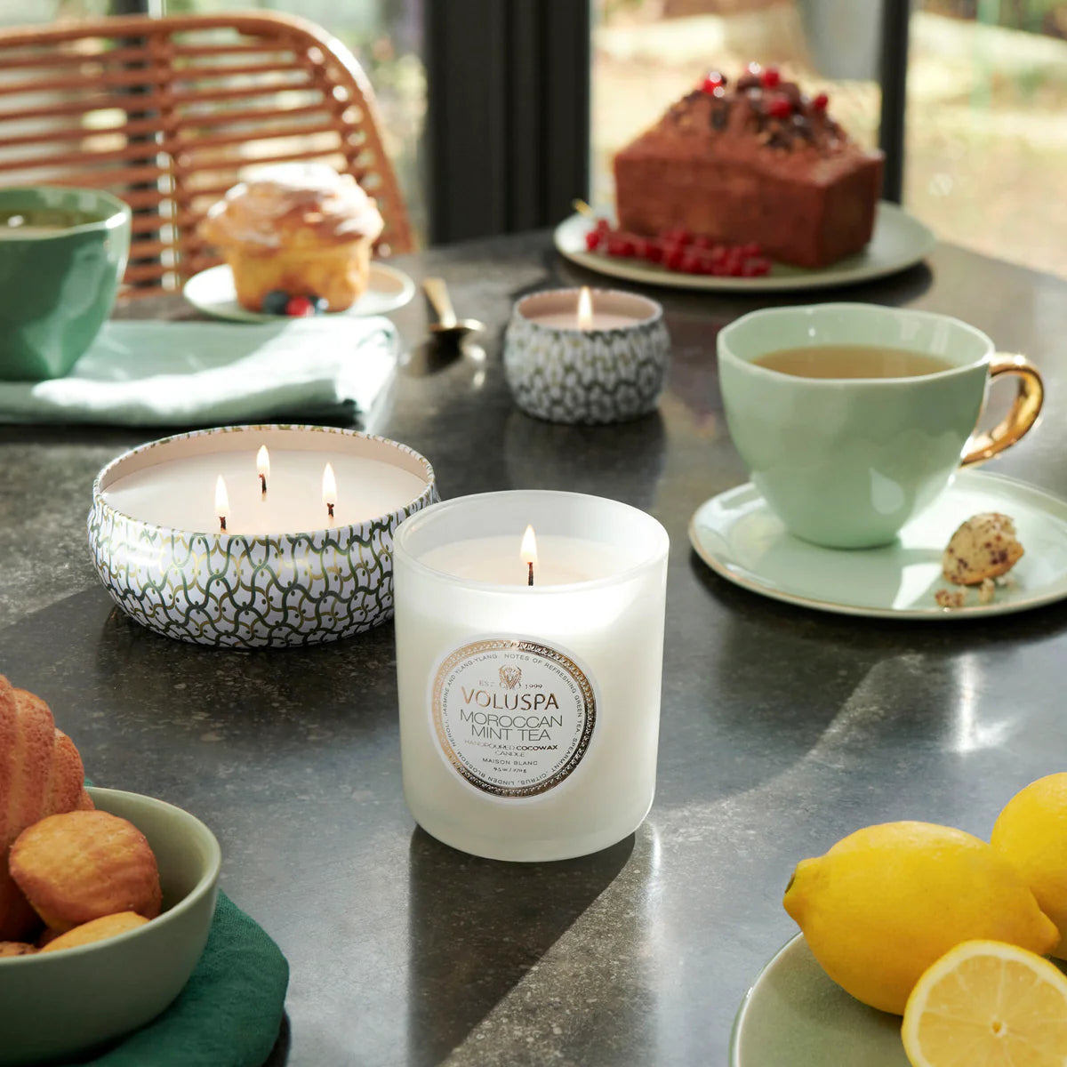 MOROCCAN MINT TEA MINI-BOUGIE EN MÉTAL  8114 VOLUSPA
