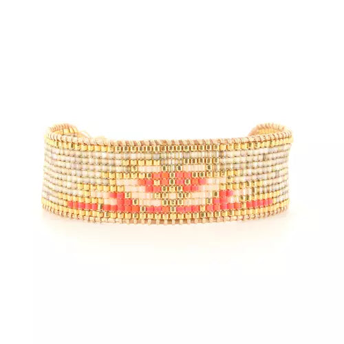 Bracelet Romane Belle Mais Pas Que collection Peach Lover  B1794PEA