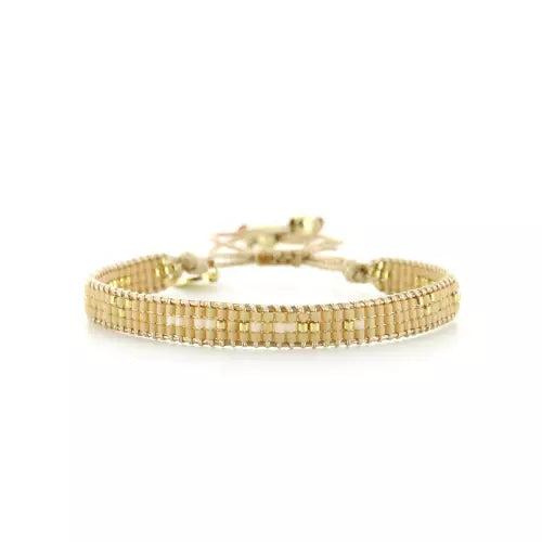 Bracelet Julia Belle Mais Pas Que collection Golden Ivoire  B2040IVO