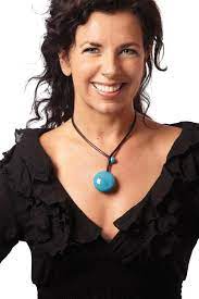 COLLIER GALET GEVOLE ROUGE
