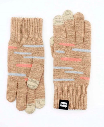 GLEAM - BEIGE GANTS TACTILES MAILLE EVOLG