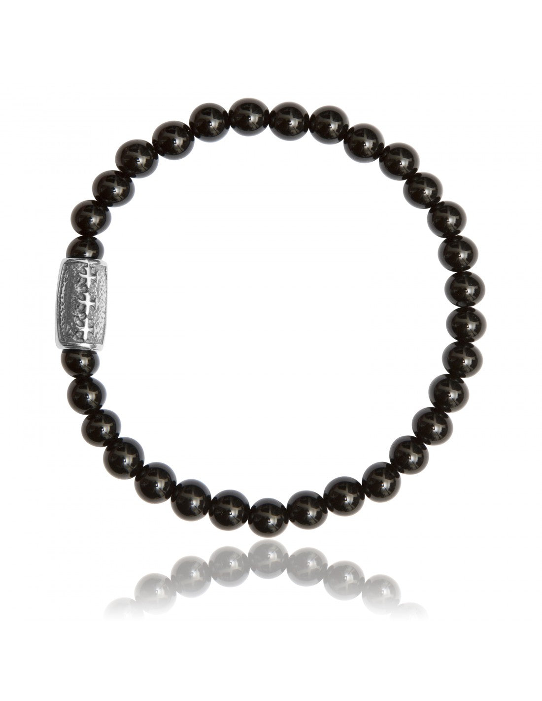 Bracelet 6 mm Agathe Noire  LAUREN STEVEN