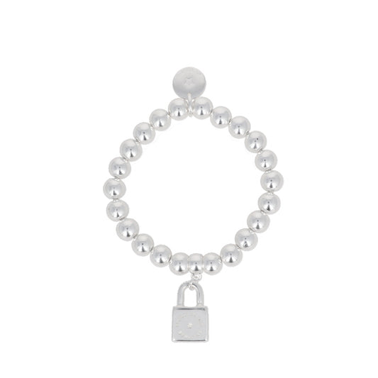 BRACELET PERLES N°843 CADENAS SECRET DE CUIR