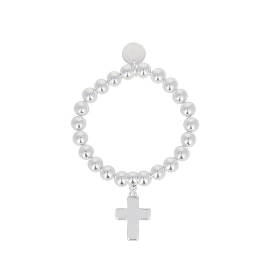 Bracelet extensible SECRET DE CUIR N°843 CROIX