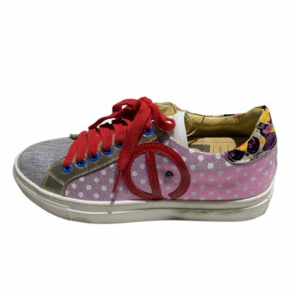 chaussure SNEAKER dame cuir EBARRITO MS Tambourine var 31