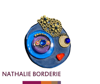 BROCHE ARTISANALE Nathalie Borderie bc 6780.8