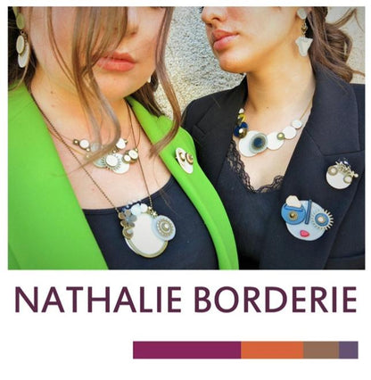 BROCHE ARTISANALE Nathalie Borderie bc 6780.8