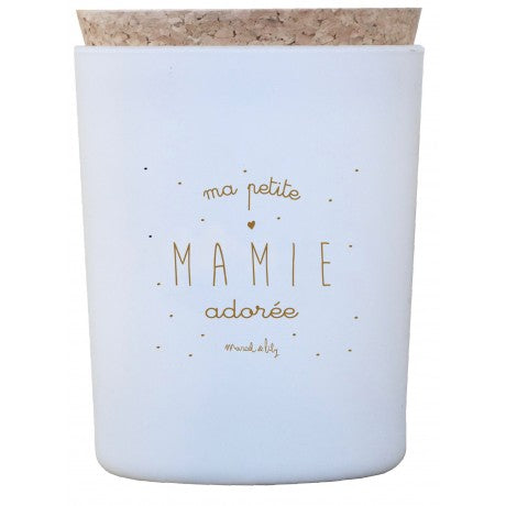 BOUGIE SERIGRAPHIEE Ma petite Mamie Adorée Marcel & Lily