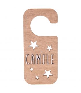 PLAQUE BOIS PERSONNALISABLE  ETOILES